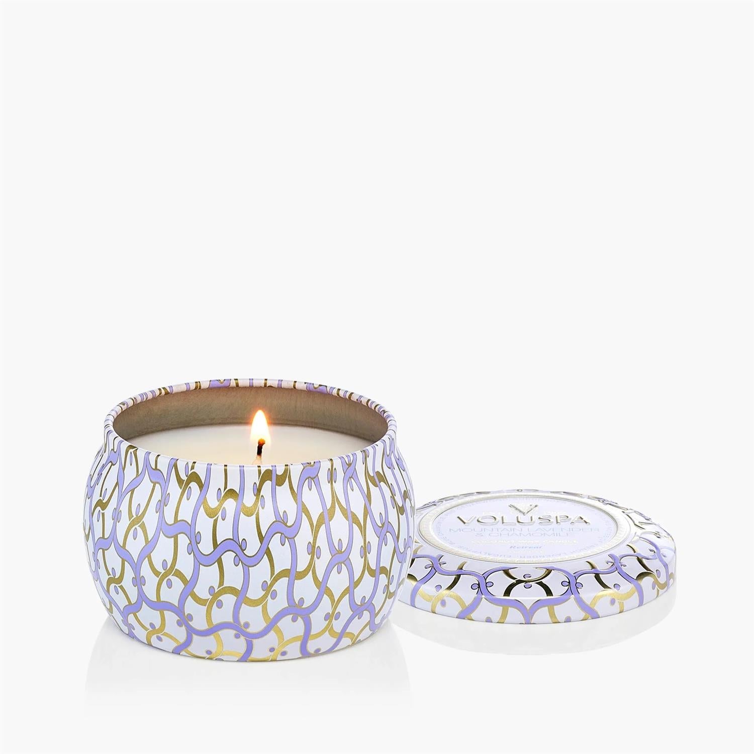 Mini Tin Candle - mountain lavender & chamomile 113G