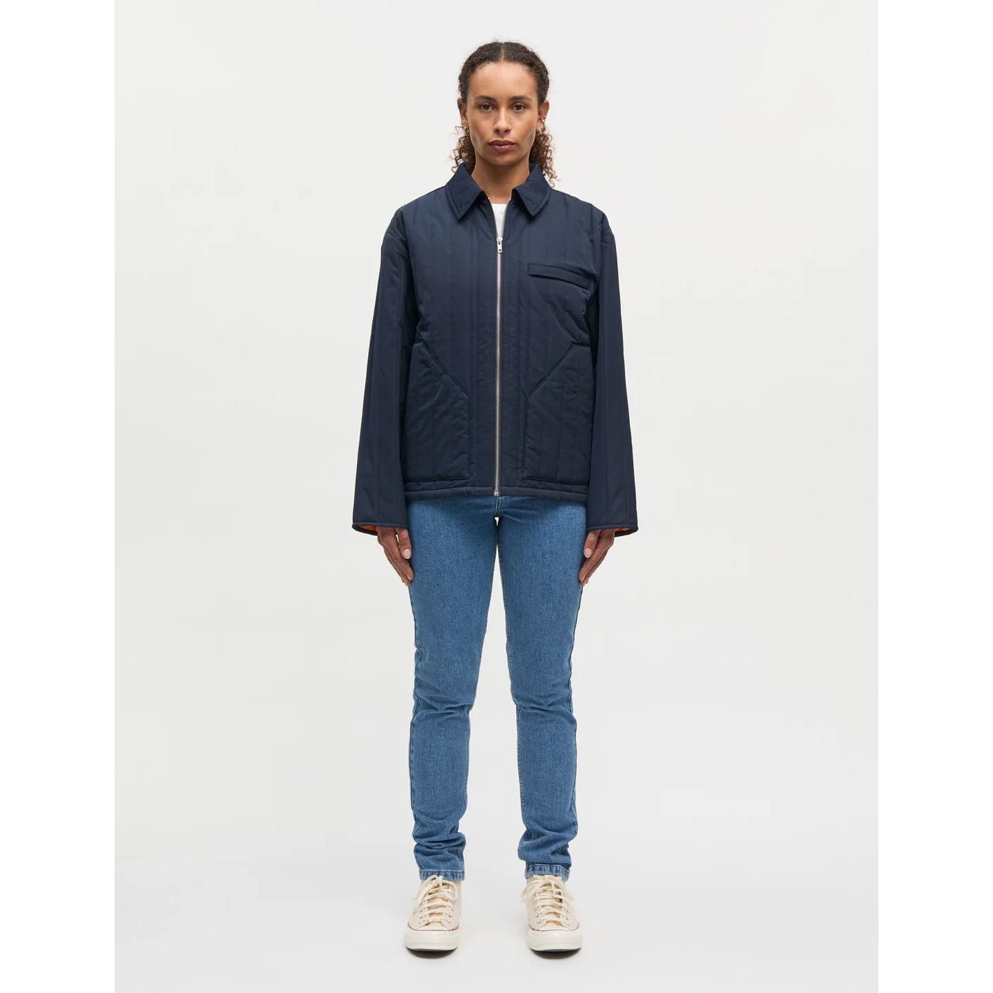Poly Twill Flora Jacket