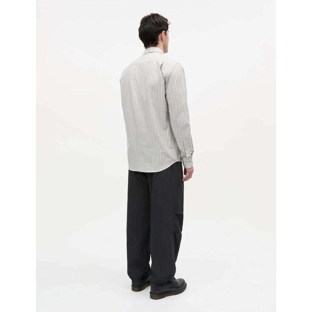 Cotton Oxford Sune Stripe Shirt BD Herre