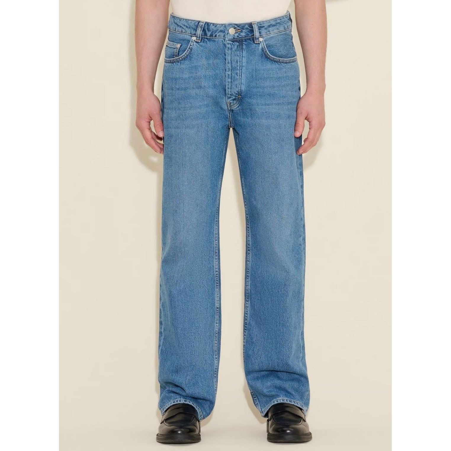 M. Straight Jeans Herre