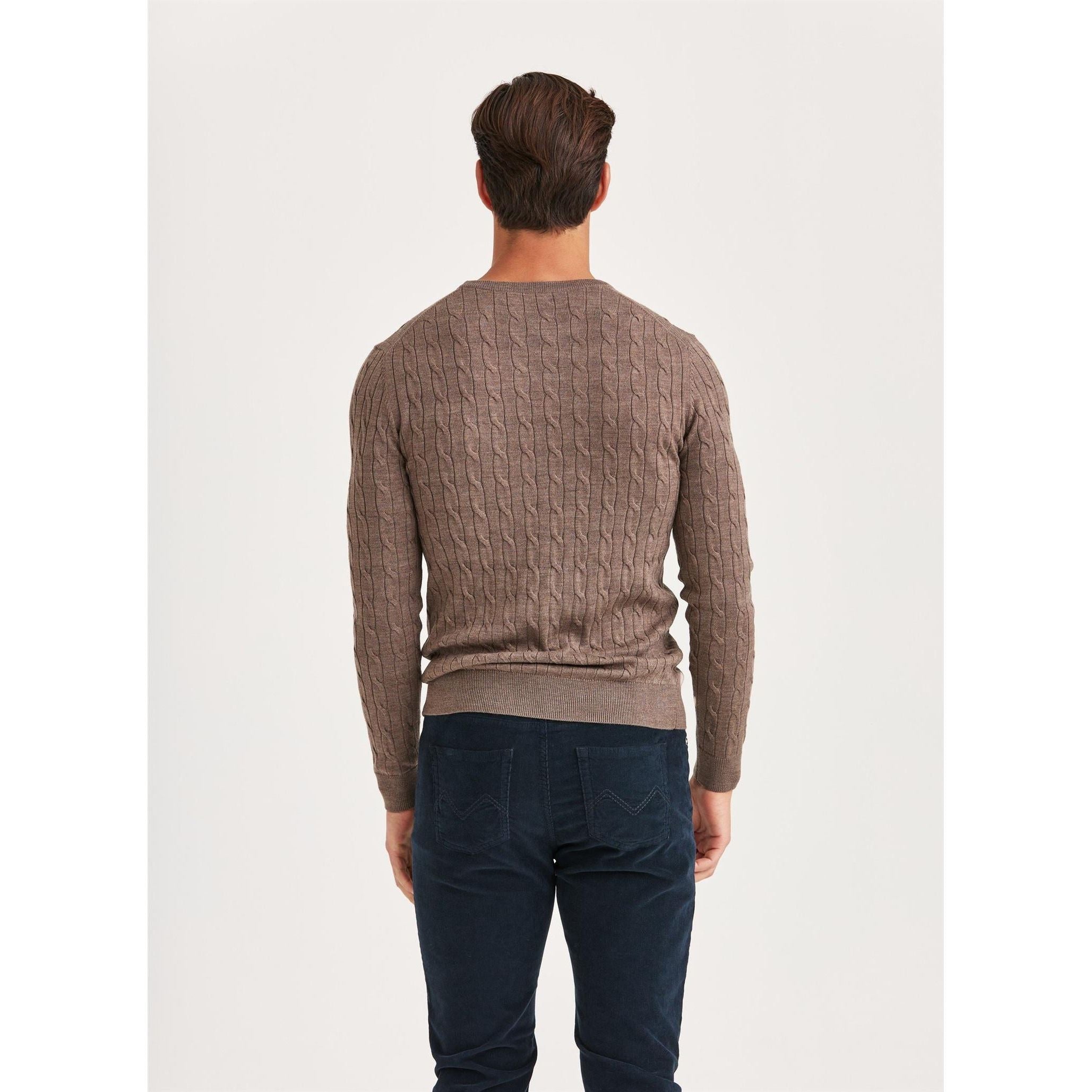 Merino Cable Oneck Herre