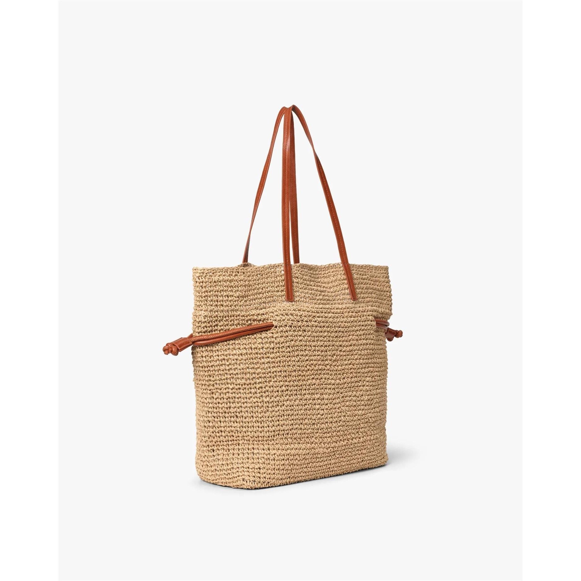 Day Natural Straw Shoulder