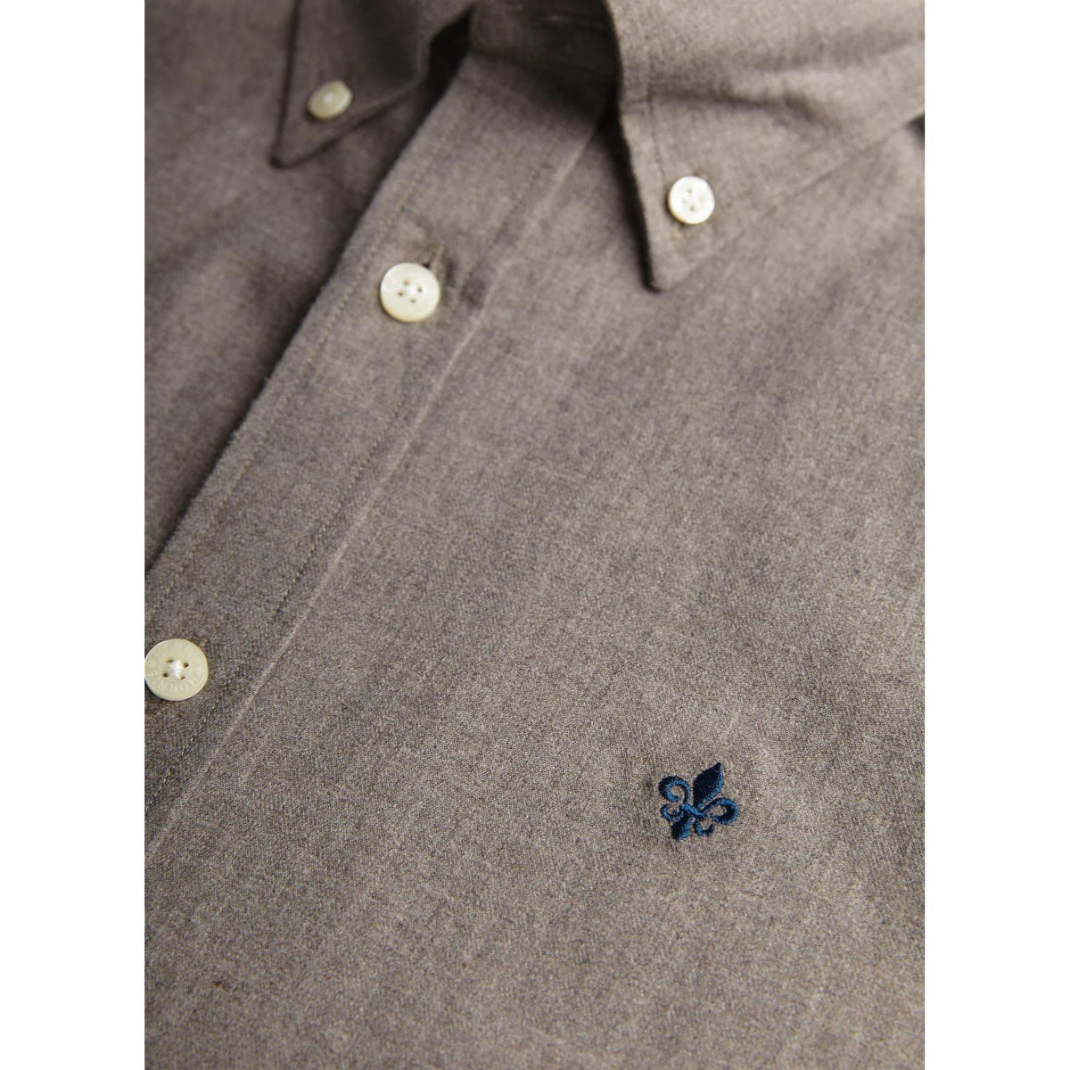 Watts Flannel Shirt - Slim fit Herre