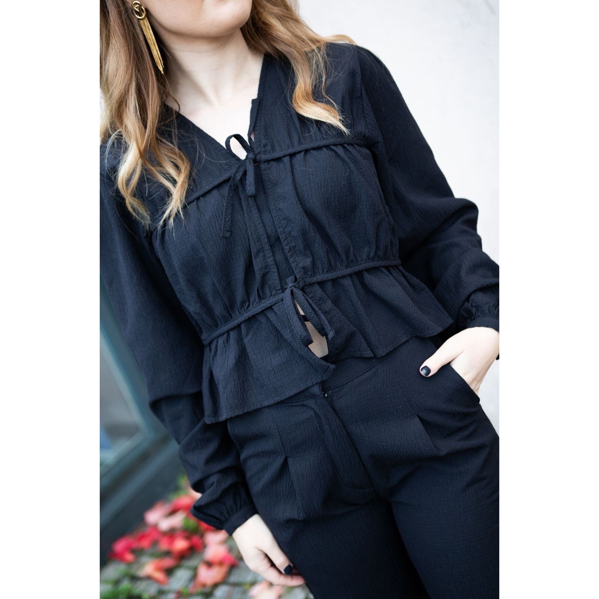 MERCER STRING BLOUSE