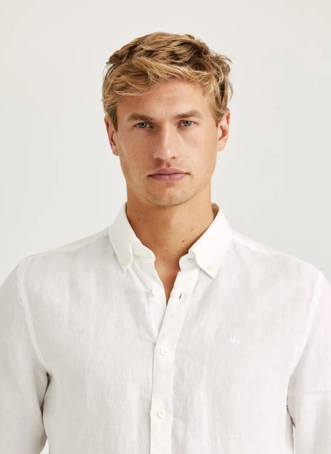 Douglas Linen Shirt-Classic Fit