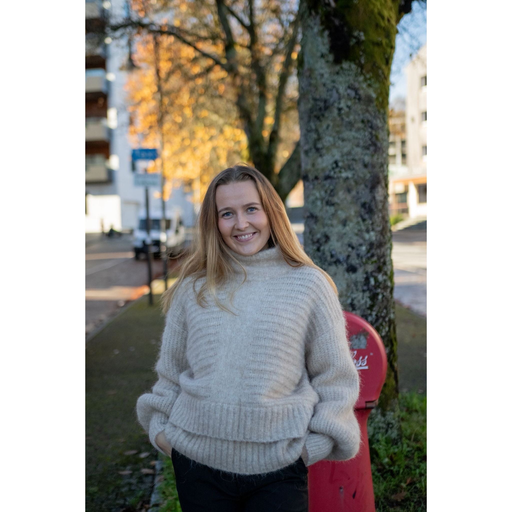 W Data Knit Sweater