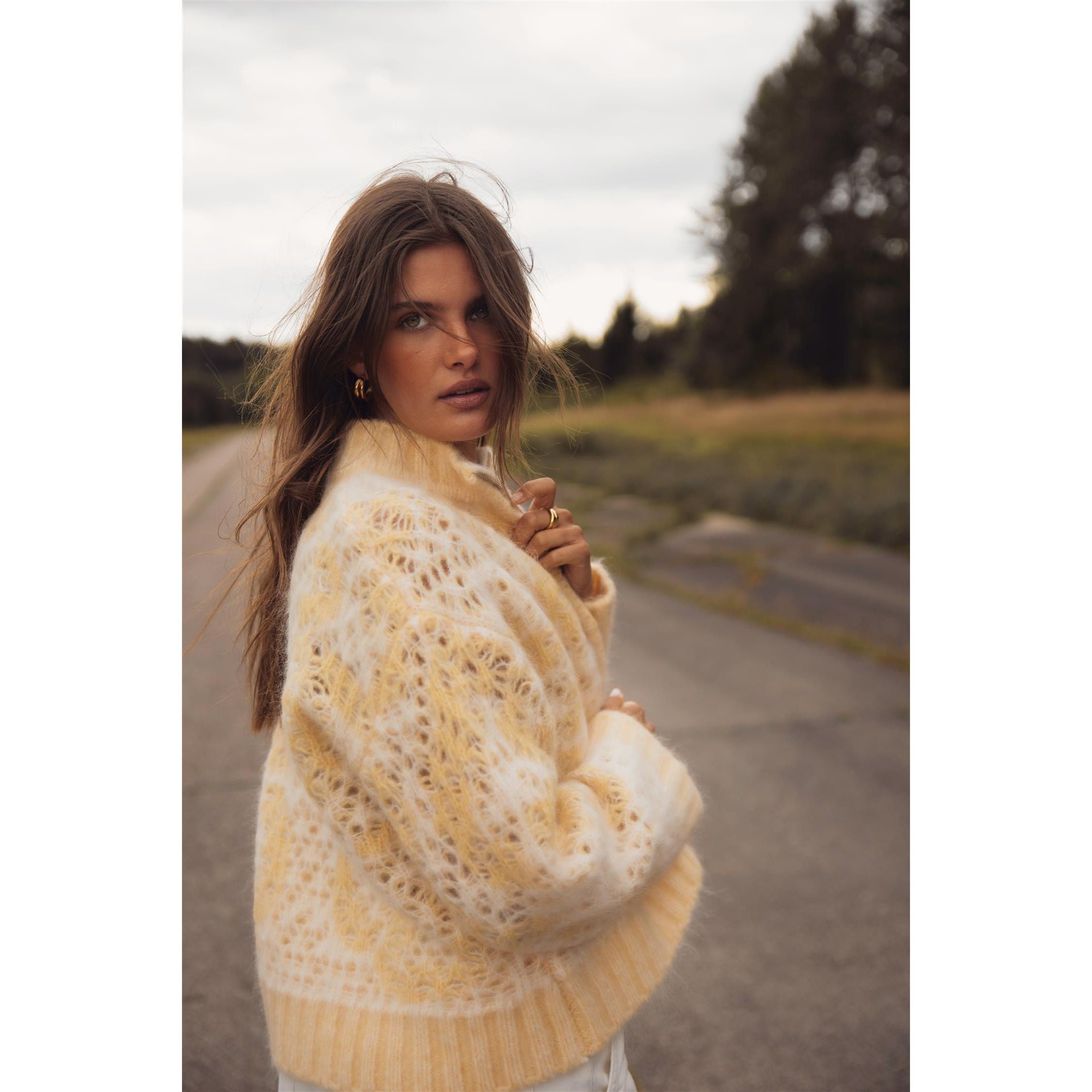 Briana Zip Knit