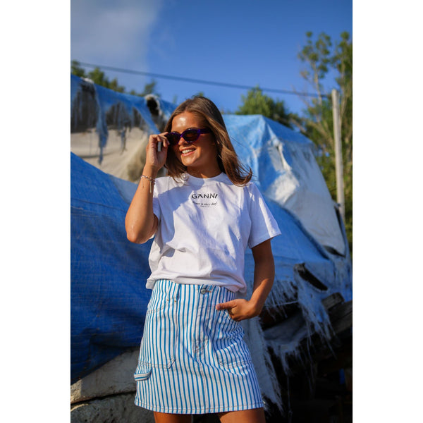 Thin Jersey Relaxed O-neck T-shirt