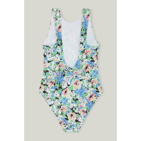 Recycled Printed Back Twist Swimsuit