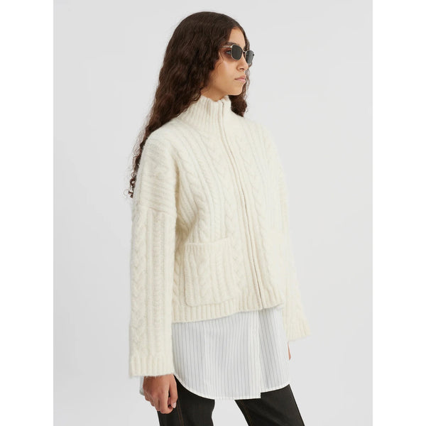Tine Cable Knit Cardigan