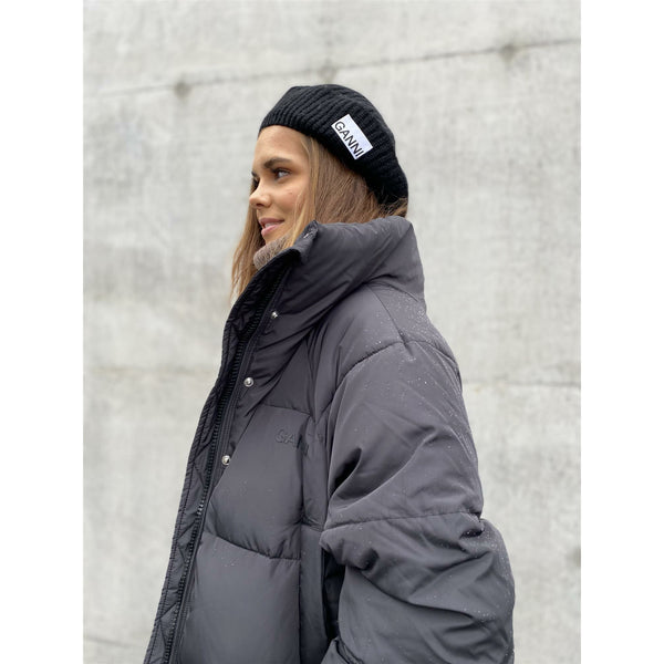 Long Tech Puffer Jacket