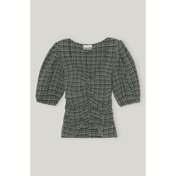 Stretch Seersucker topp