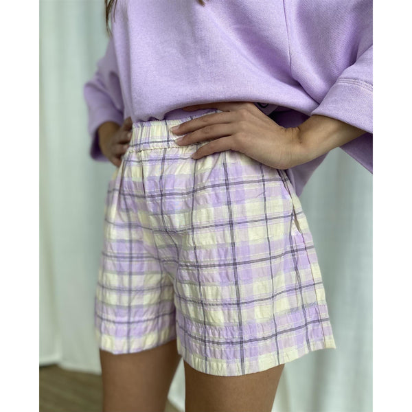 Seersucker Check Shorts