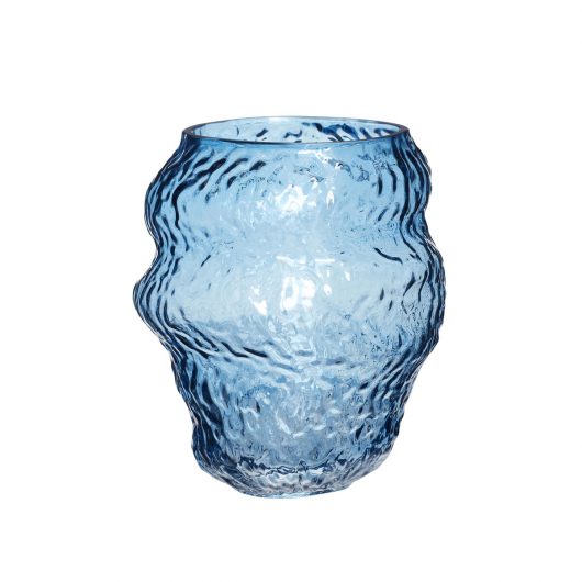 Vase, Glass, Blå