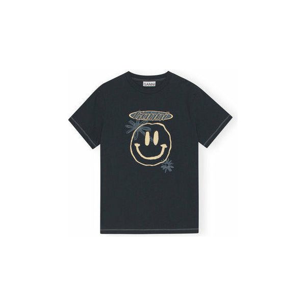 Light Jersey Flower Relaxed T-Shirt