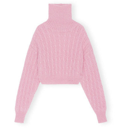 Highneck Cropped Pullover