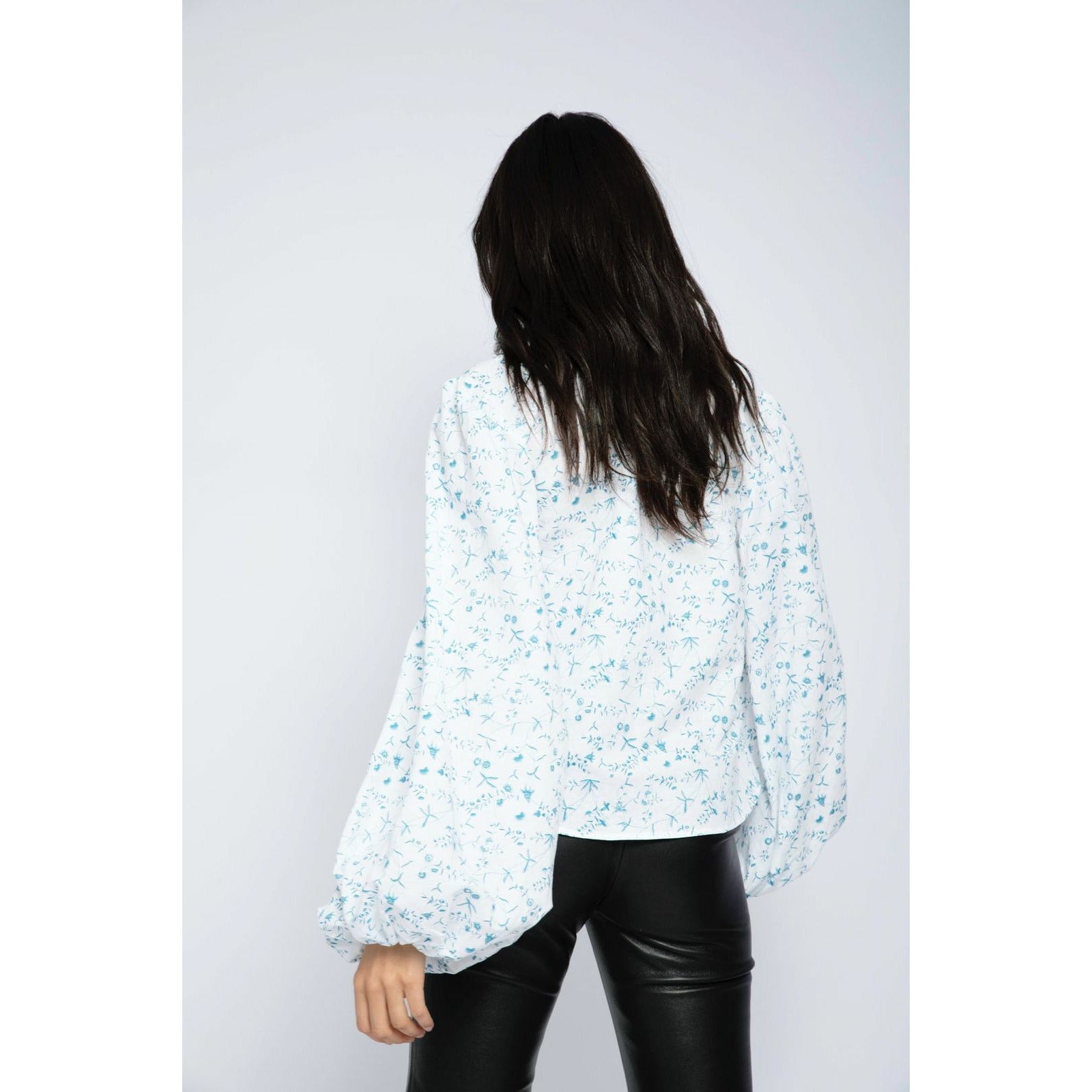 Karro Linen Blouse
