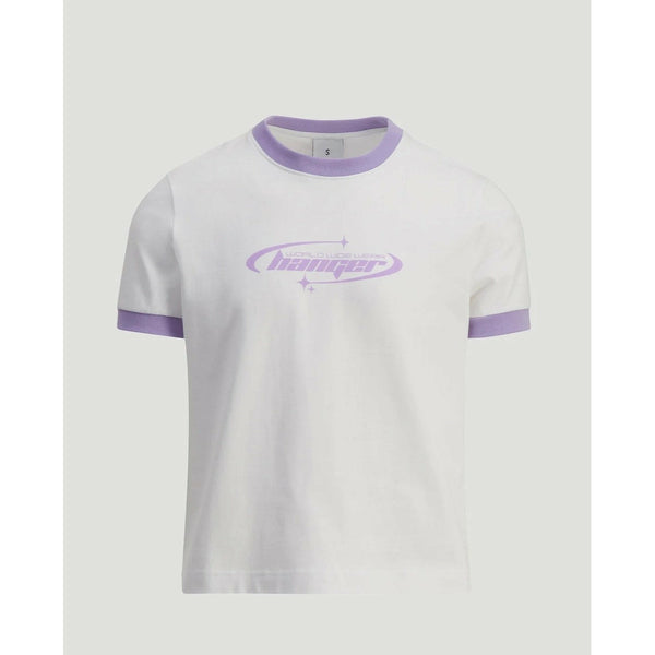 W. Hanger Crop Print Tee