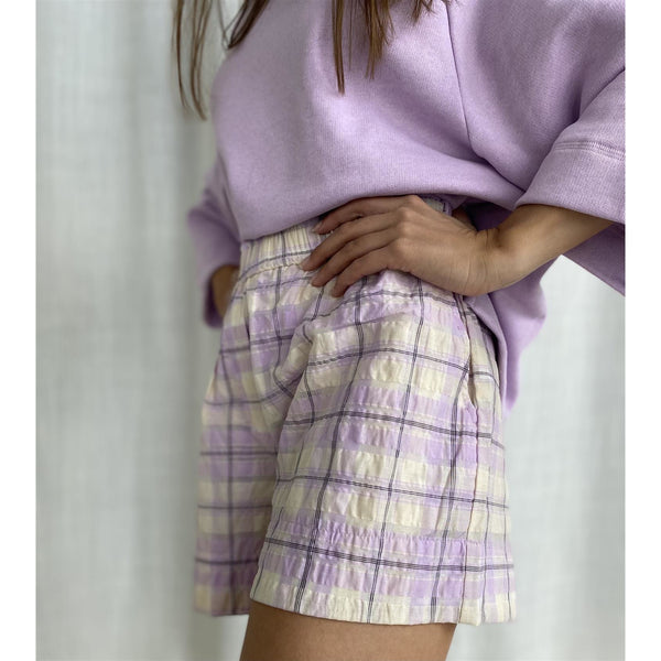 Seersucker Check Shorts