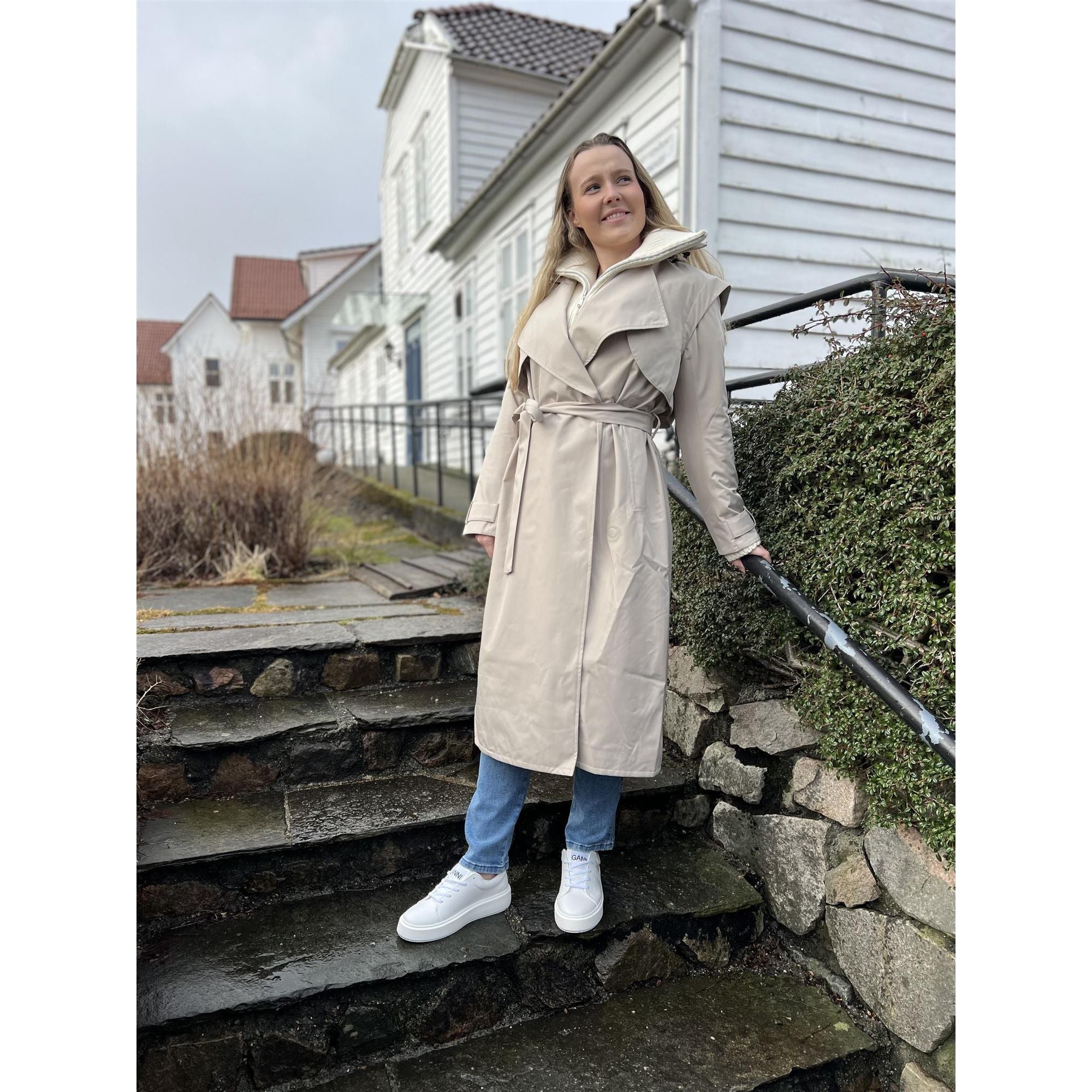 Regndråpe Trench Coat