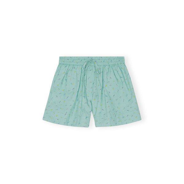 Printed Cotton Elasticated Shorts