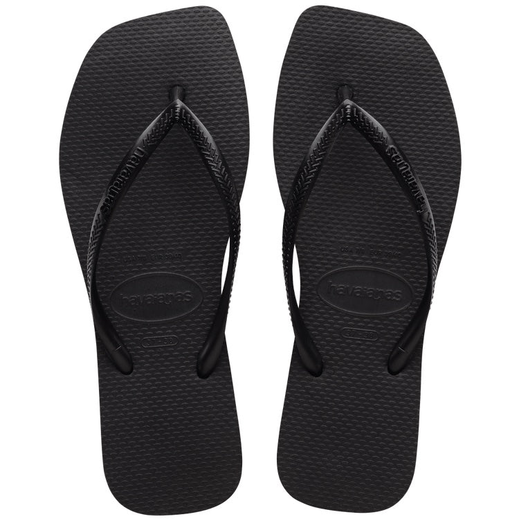 Slim Square Flip Flops