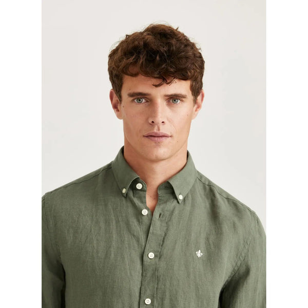 Douglas Linen Shirt-Classic Fit