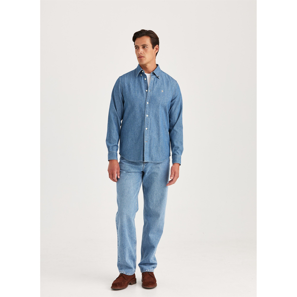 Morris Denim Shirt Herre