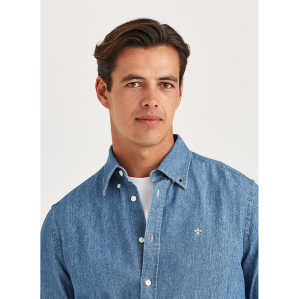 Morris Denim Shirt Herre
