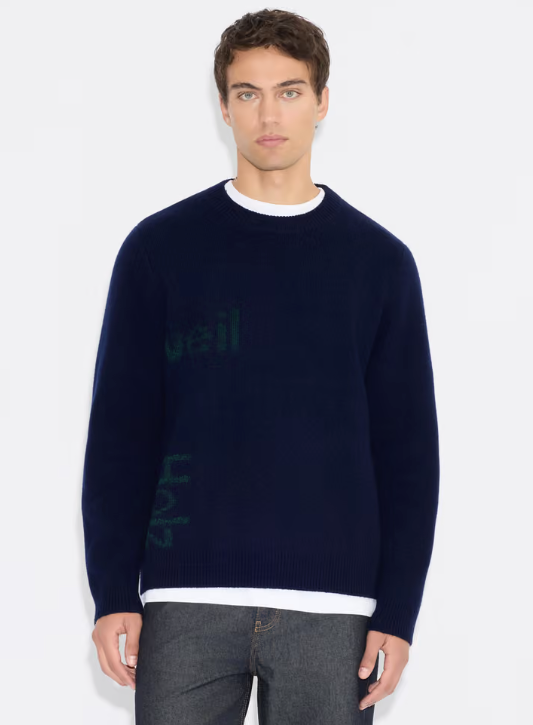 M. Haza Logo Crewneck Herre