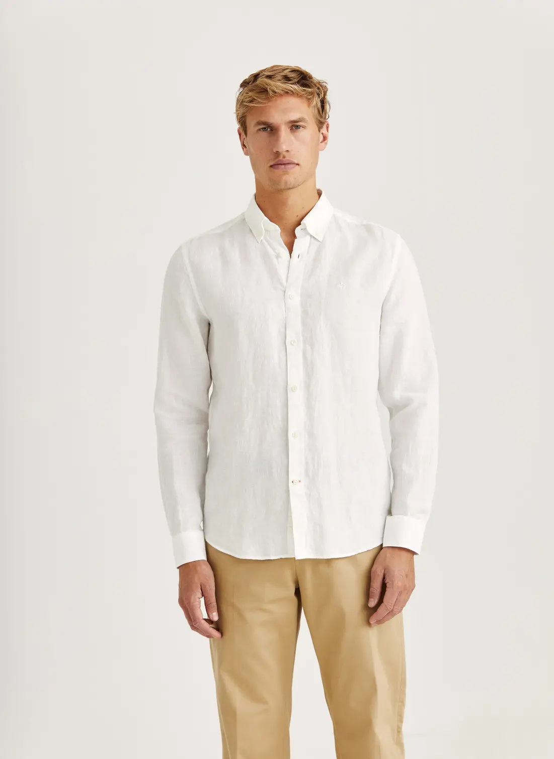 Douglas Linen Shirt-Classic Fit