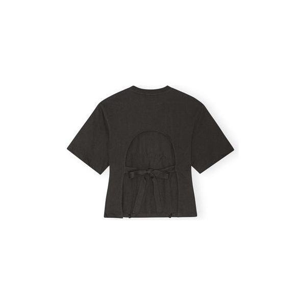 Heavy Cotton Tie Back Waisted T-shirt