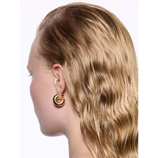 Prima Hoop Large Gold Pair
