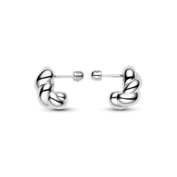 Robe Earring Small Silver Pair