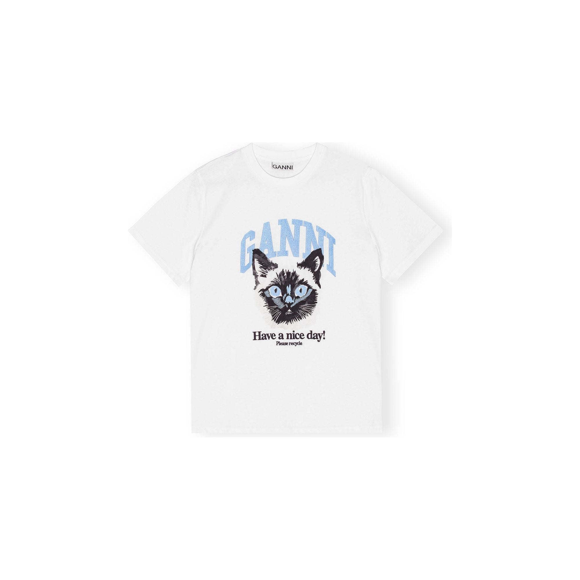 Basic Jersey Cat Relaxed T-shirt