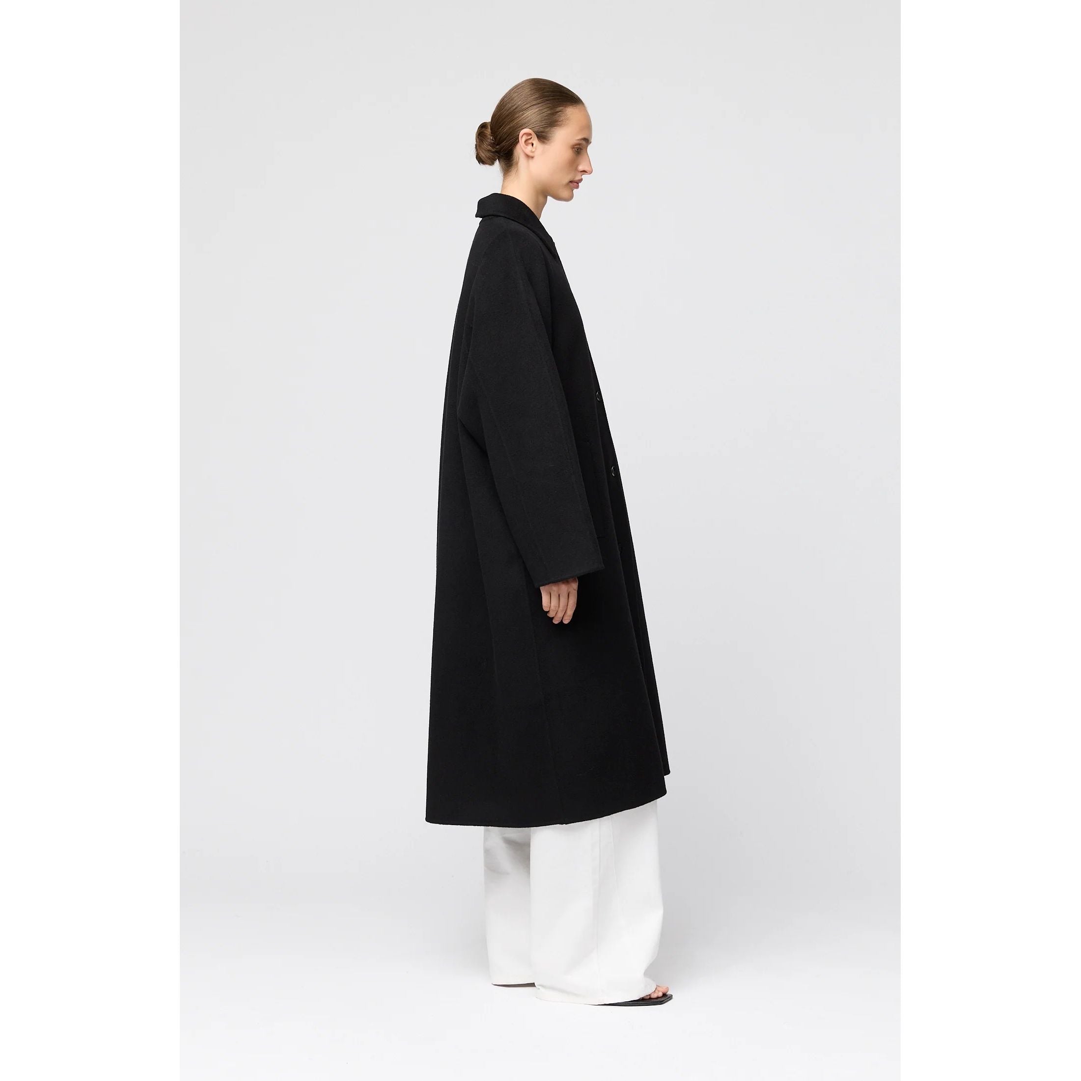 Doublé wool Trench