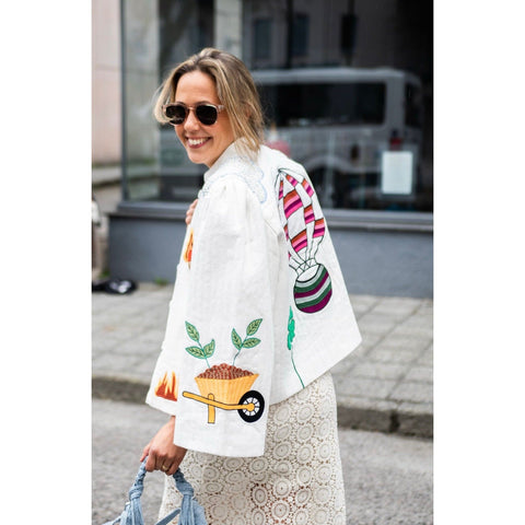Patchwork Elements Cotton Jacket