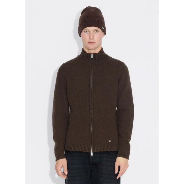 M. Wool Zip Cardigan Herre