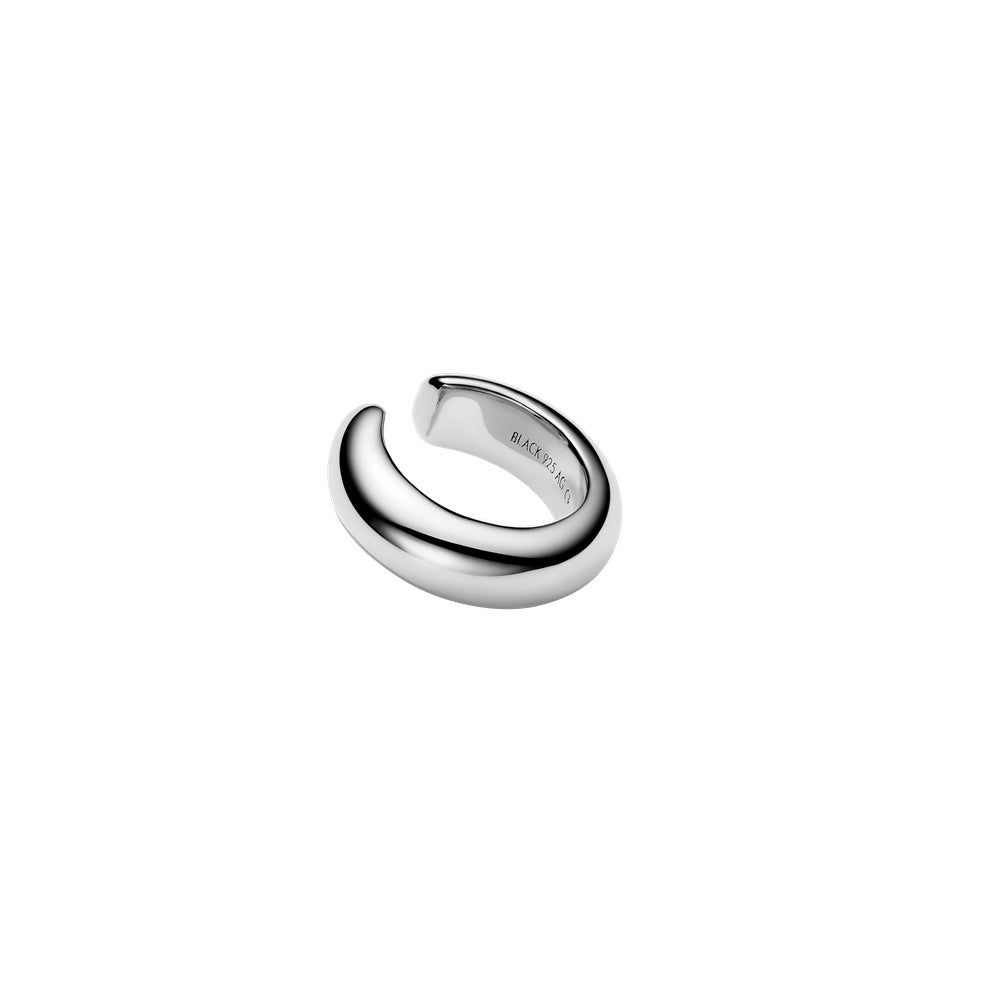 Omotesando Chunk Ear Cuff Silver