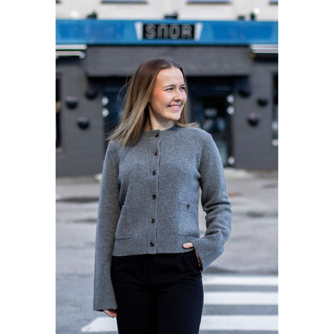 Structured Wool Cardigan