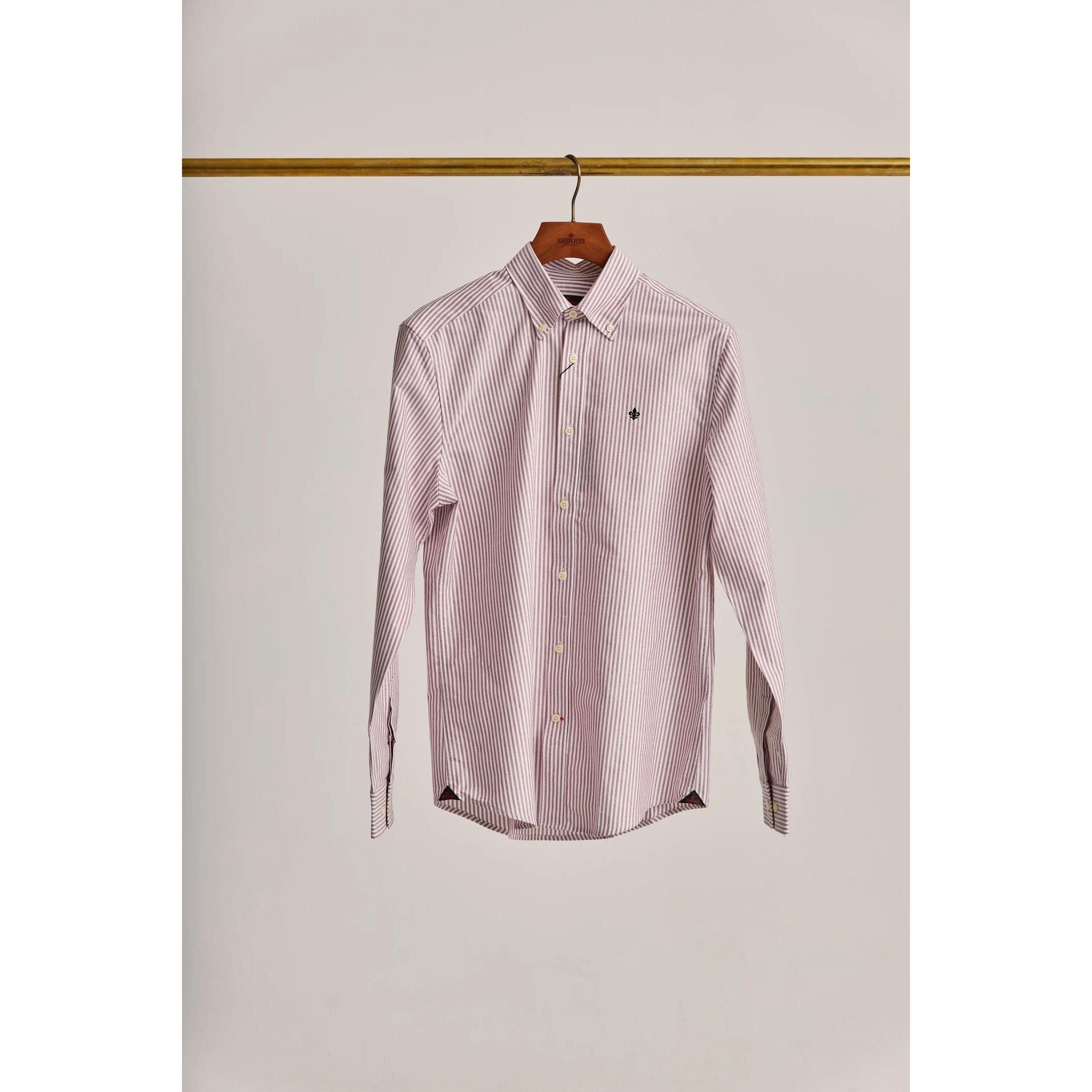 Douglas oxford stripe shirt-slim fit Herre