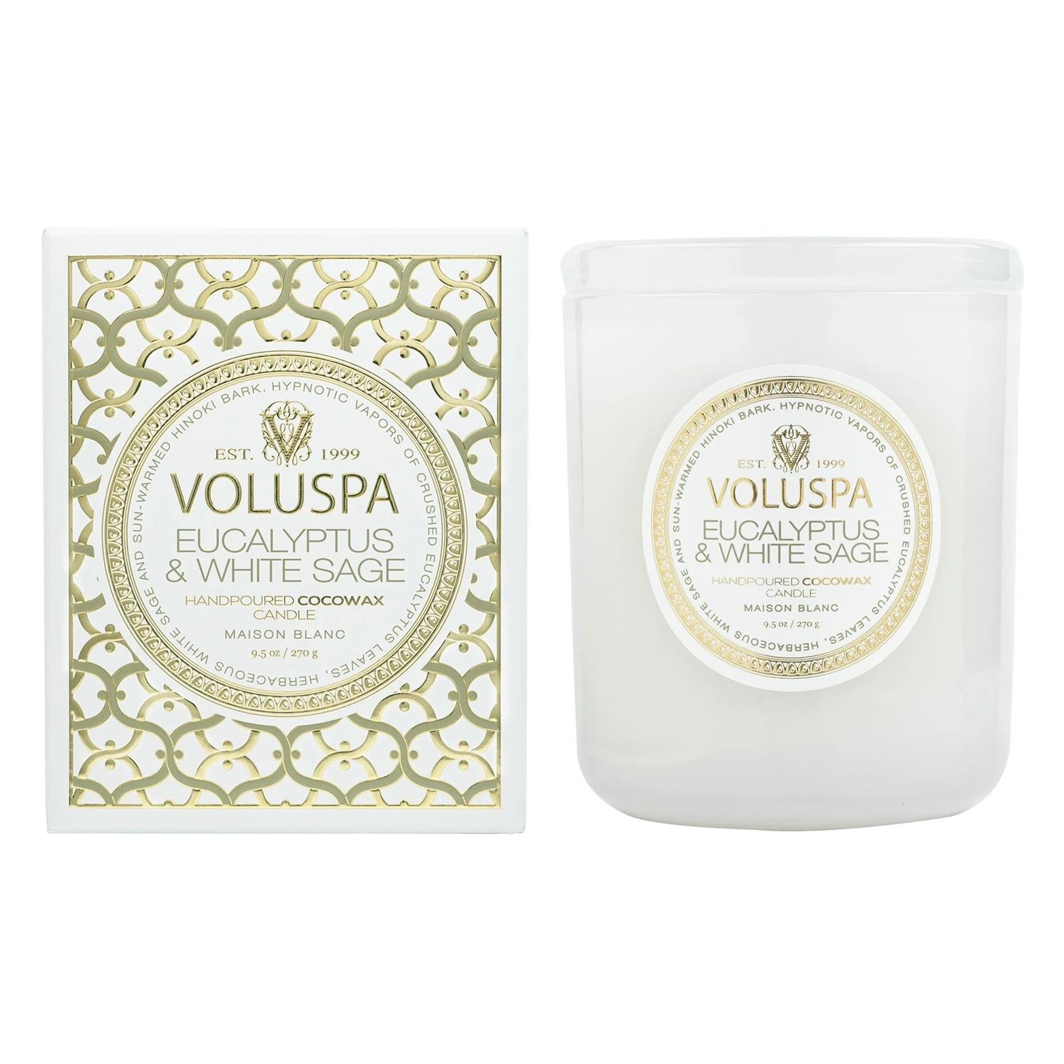 Classic Boxed Candle - Eucalyptus & White Sage 269G
