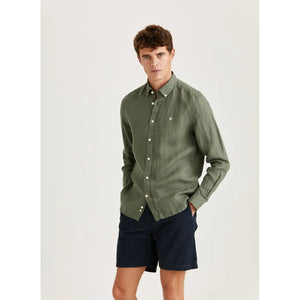 Douglas Linen Shirt-Classic Fit