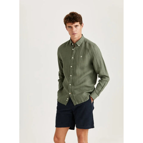 Douglas Linen Shirt-Classic Fit