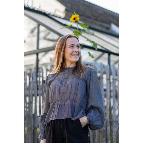 Nina Button Blouse