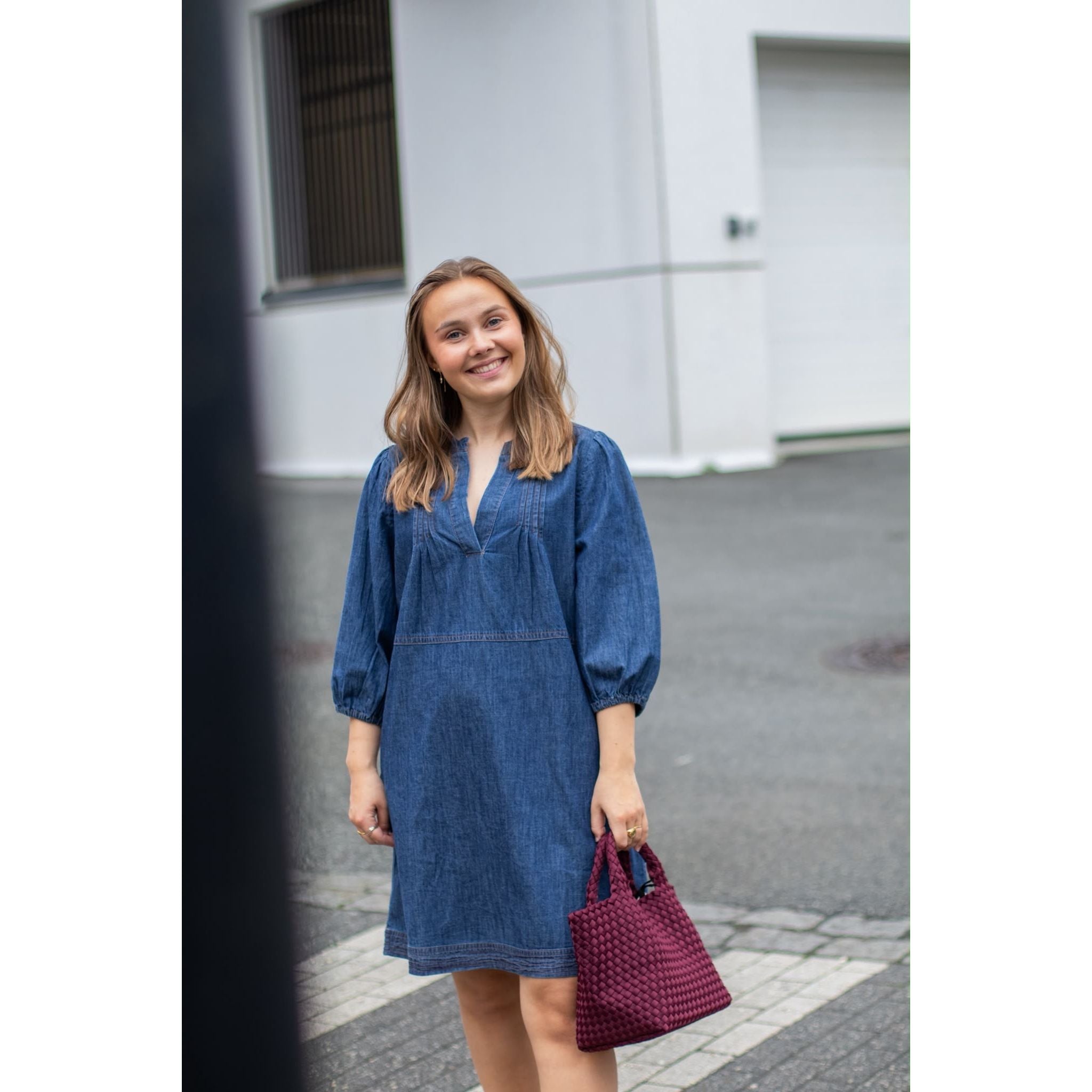 Evana Denim Tunic Dress