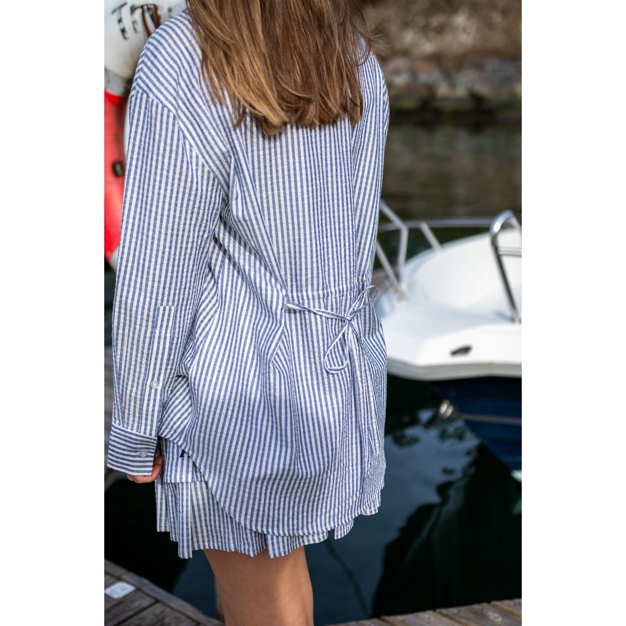 Palermo Seersucker stripe