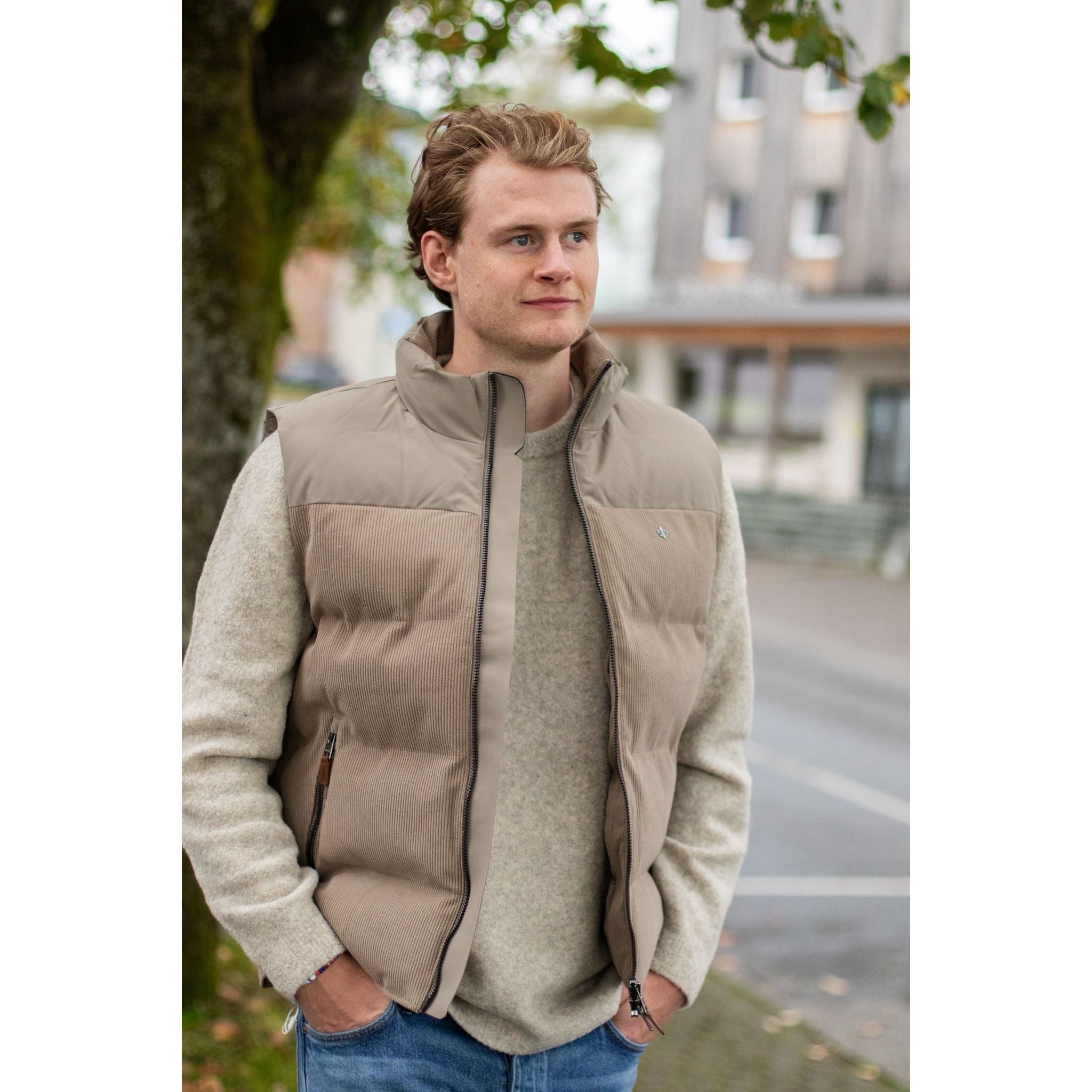 Catton Puffer Vest Herre