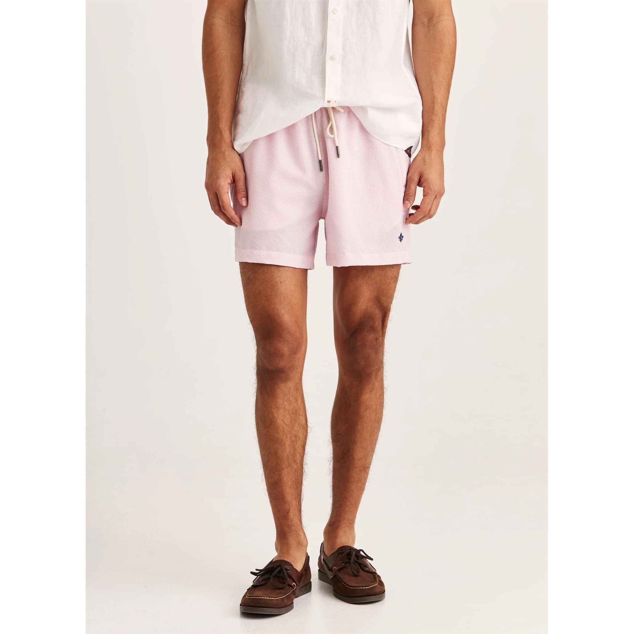 Morris Seersucker Bathing Trunks Herre