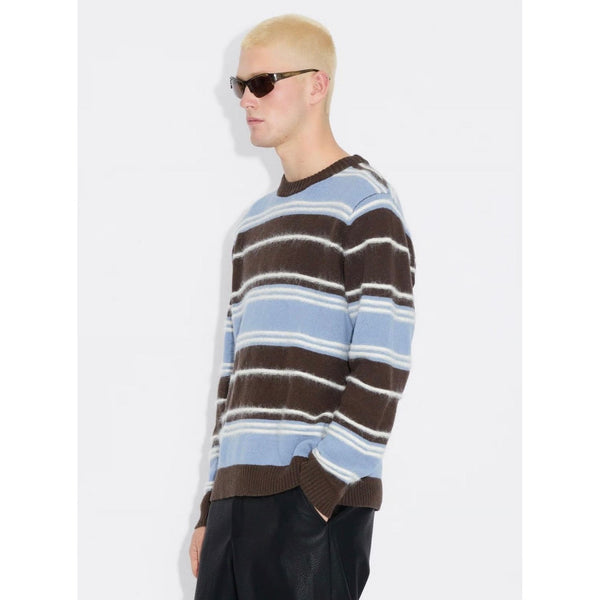 Wool Stripe Crew Herre